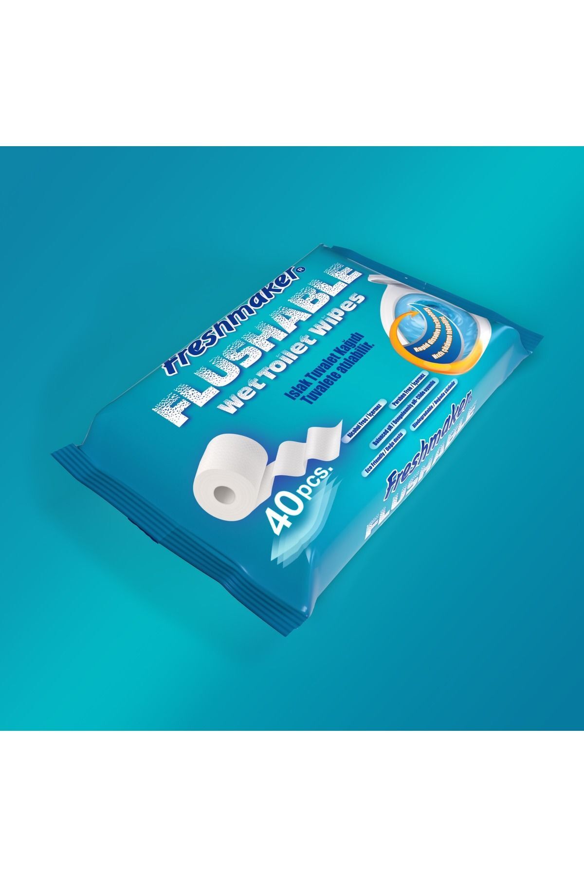 Flushable Tuvalete Atılabilir Tuvalet Kağıdı