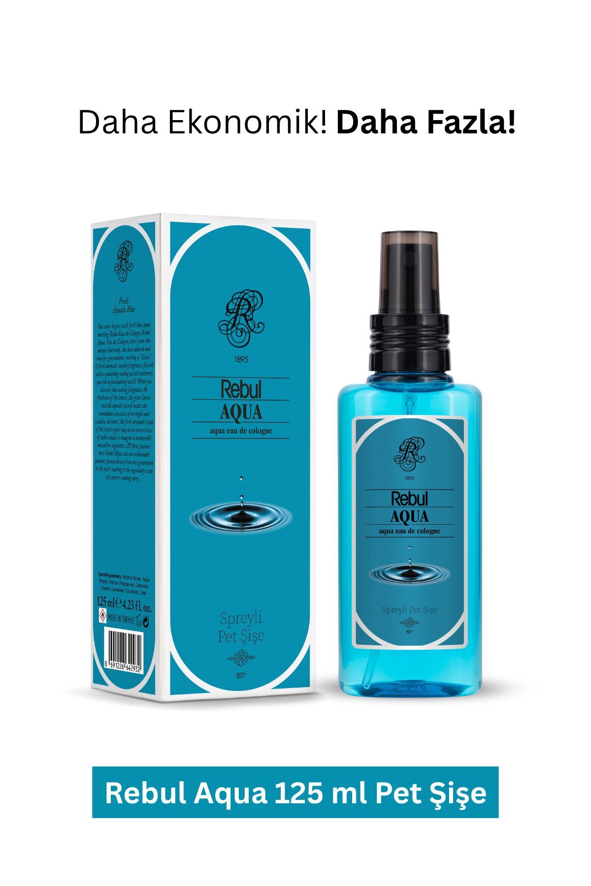 Aqua Sprey Kolonya 125 ml Pvc