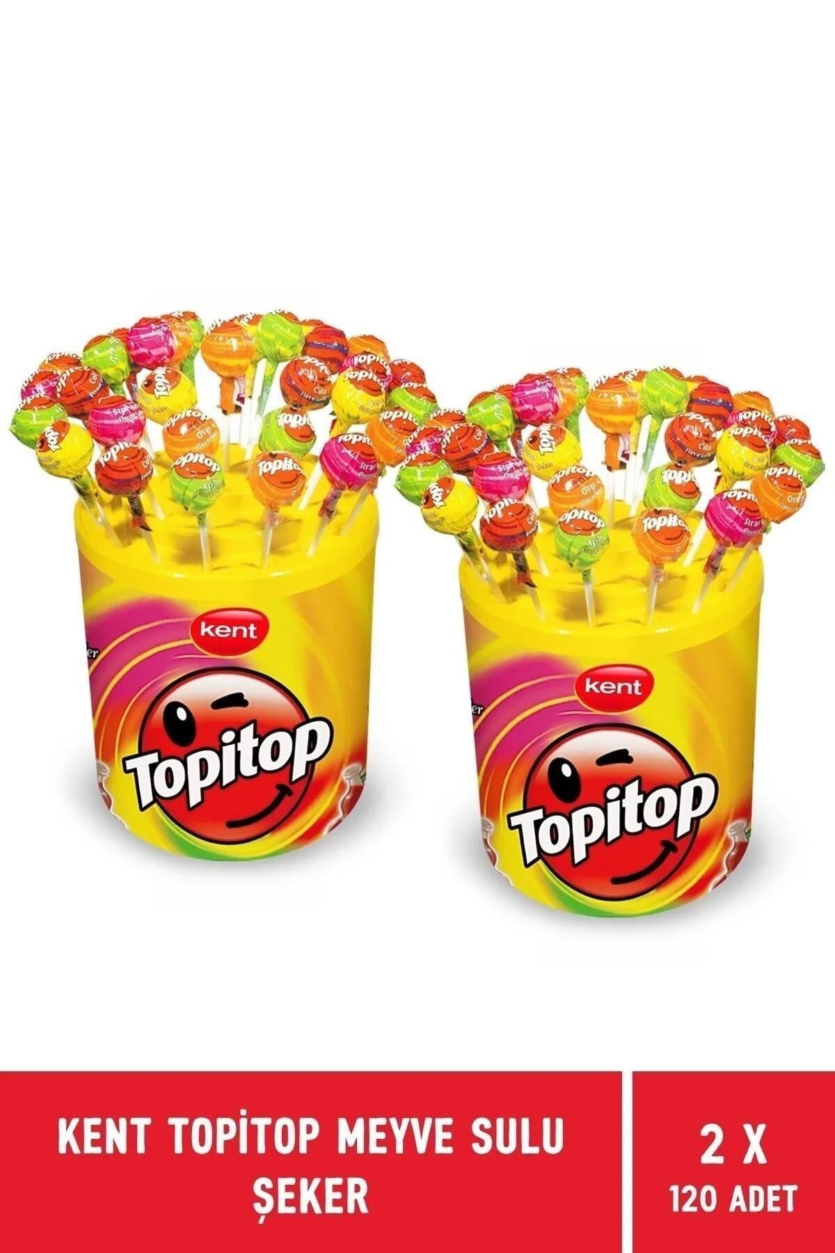 Topitop Meyve Sulu Şekerleme 120'li Kavanoz - 2 Adet