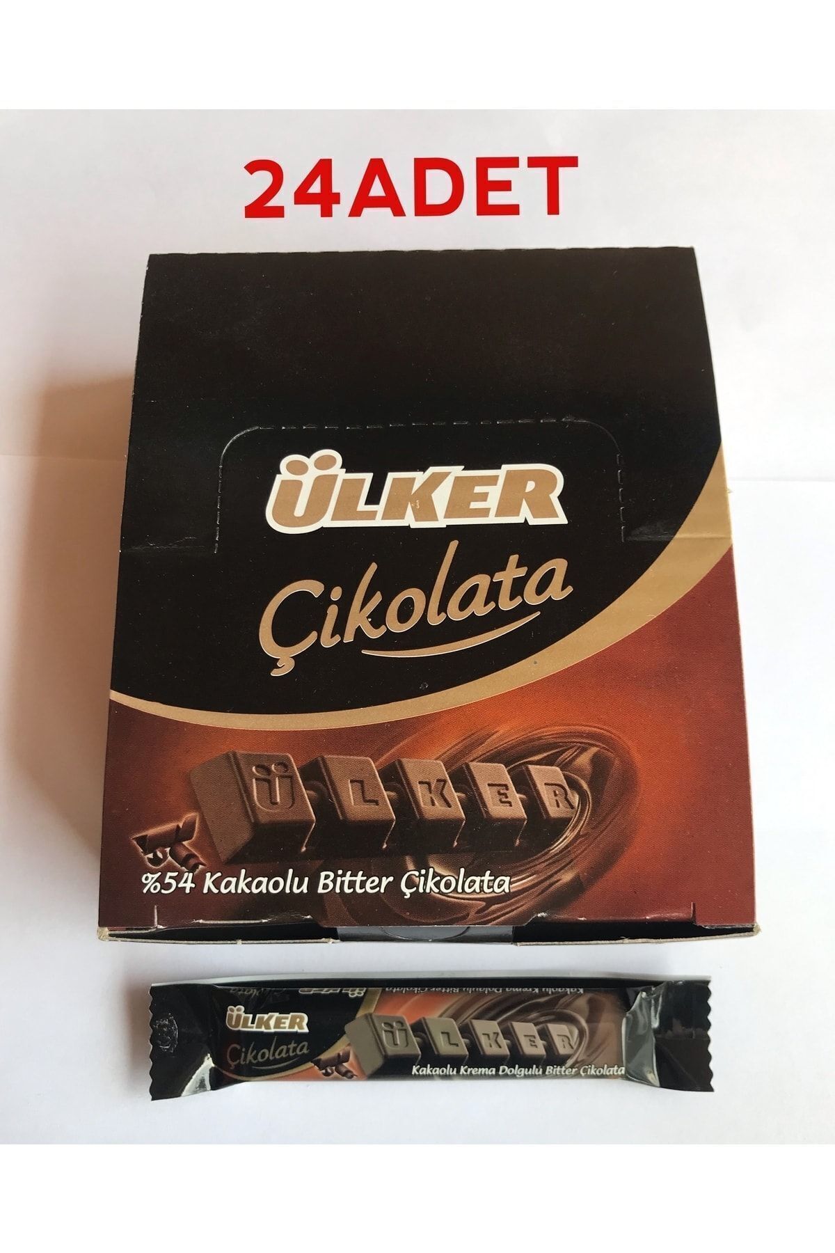 Kakolu Bitter Çikolata 6.6gr 24adet