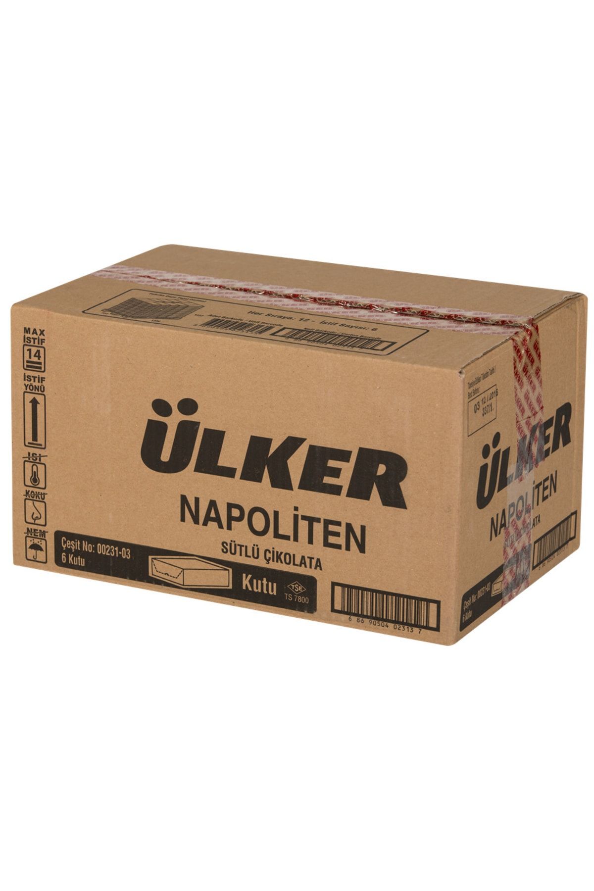 Napoliten Sütlü Çikolata 20'li 33 G 120 Adet