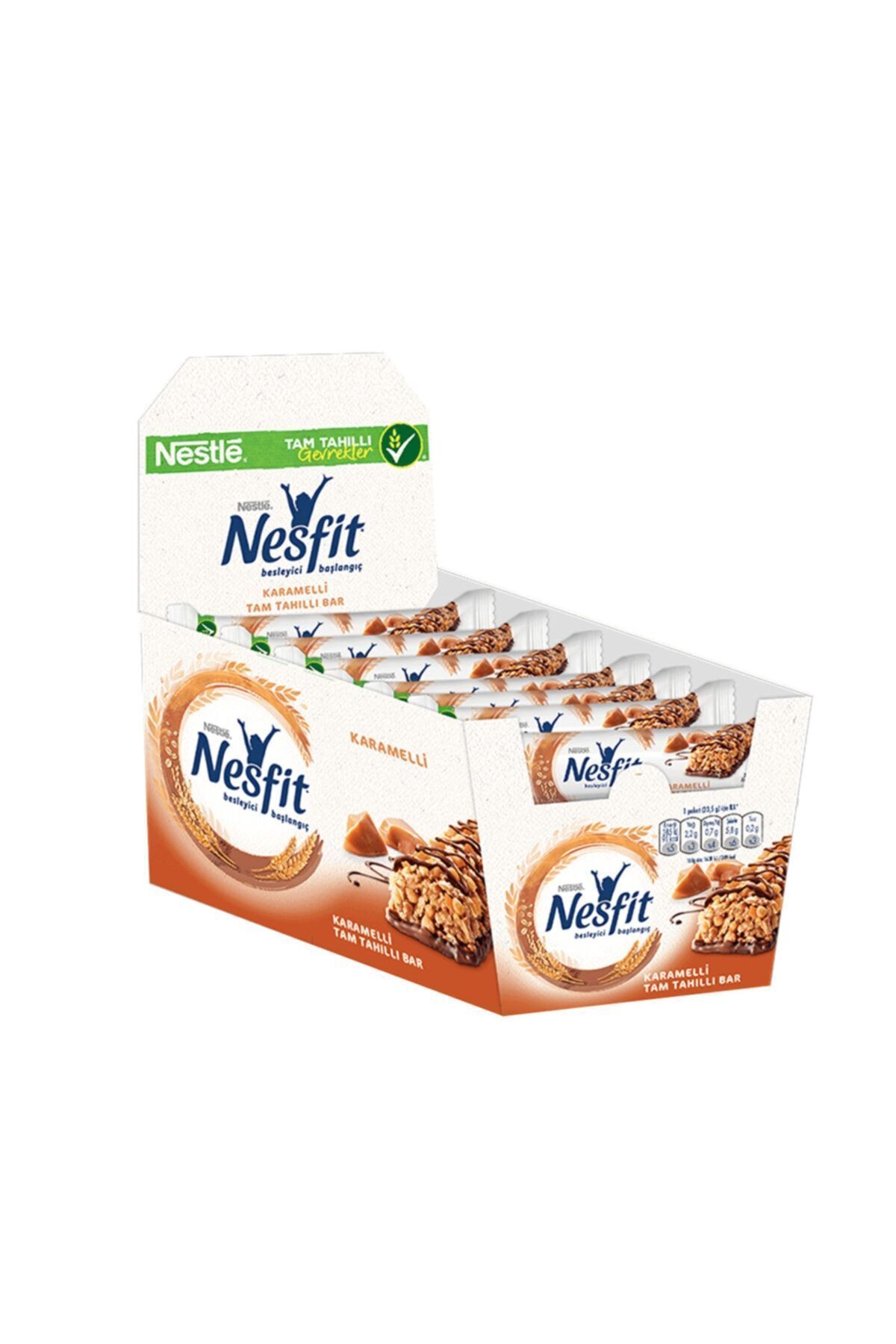 Nestle Karamelli Tam Tahıllı Bar 16 Adet