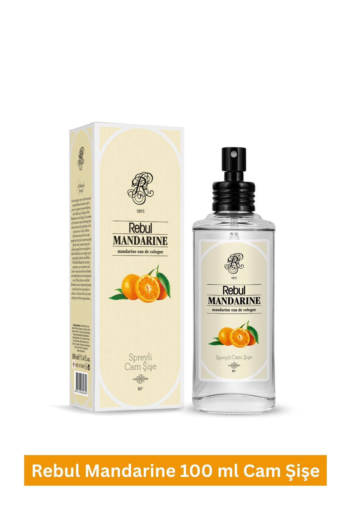 Mandarine 100 ml Spreyli Kolonya