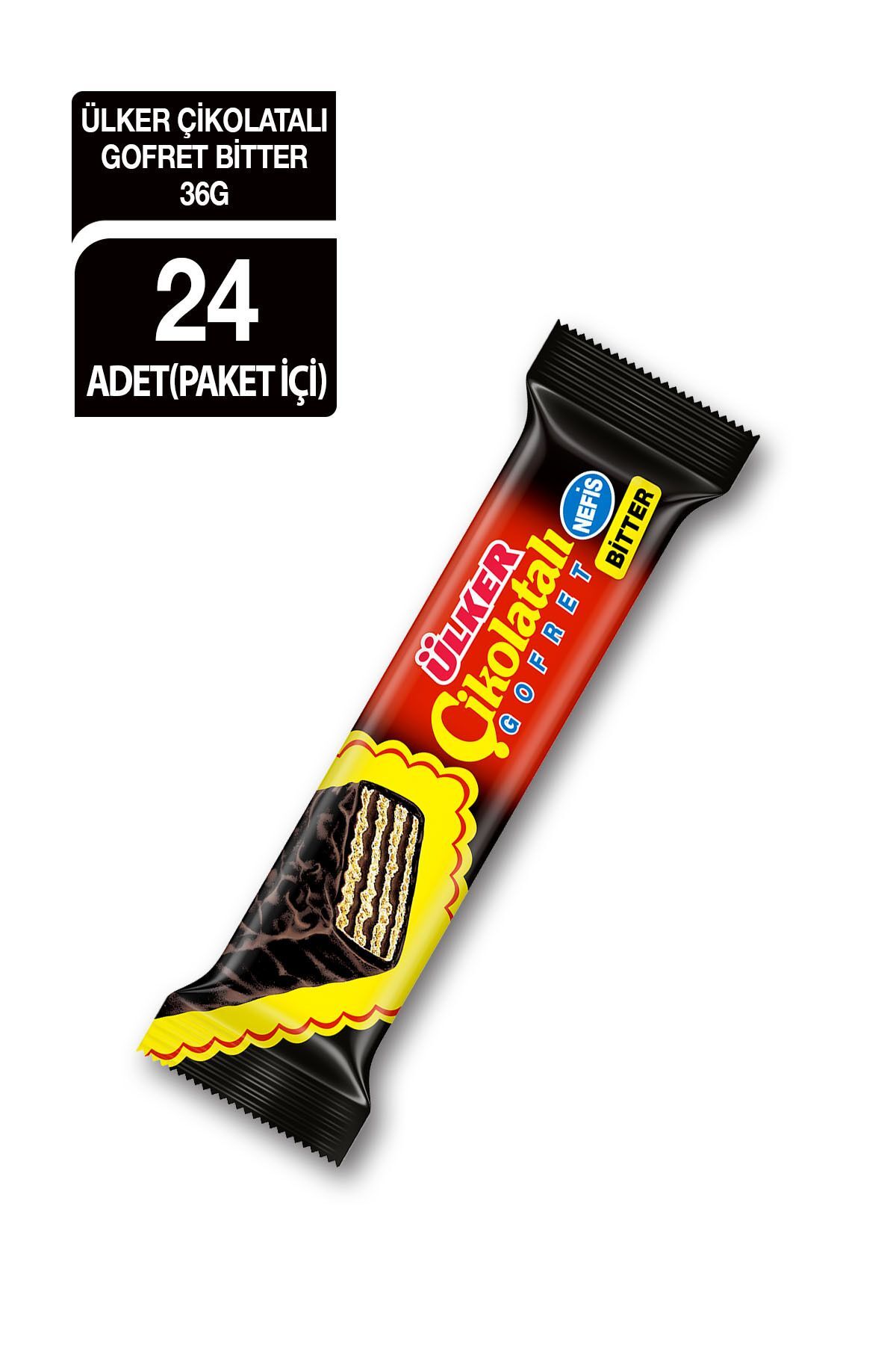Çıkolatalı Gofret Bıtter 36gr X24 Adet