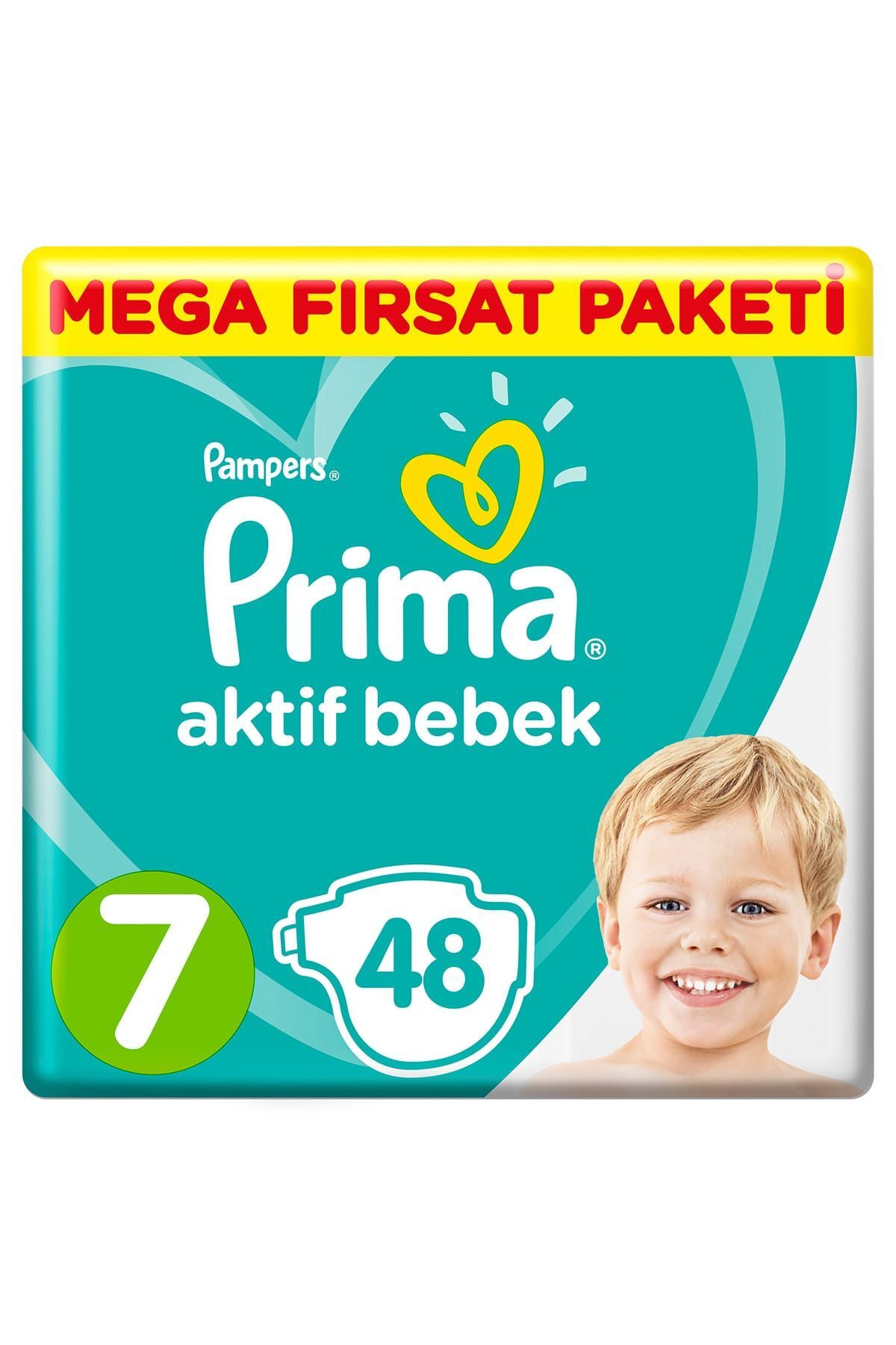 Süper Fırsat Beden:7 (15+Kg) XX Large 48 Adet Bebek Bezi